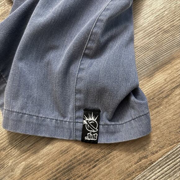 LOST Enterprises Mens Shorts Blue with Graphic Lining Skater Surf Y2K Size 32 - Picture 11 of 11